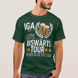 T-shirt Équipe de soirée d'enterrement de vie de garçon Jg
