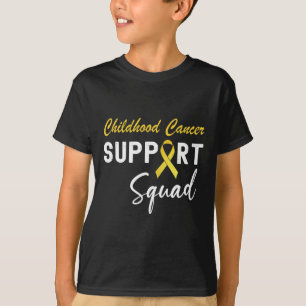 T-shirt Équipe de soutien à la sensibilisation au cancer c