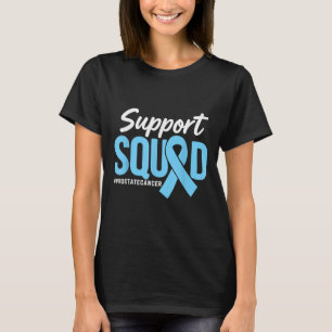 T-shirt Équipe de soutien à la sensibilisation au cancer d