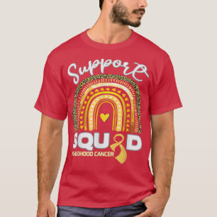 T-shirt Équipe de soutien au cancer de l'enfance pour femm