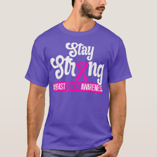 T-shirt Équipe de soutien au cancer du sein Prix du cancer