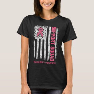 T-shirt Équipe de soutien au cancer du sein Prix du cancer
