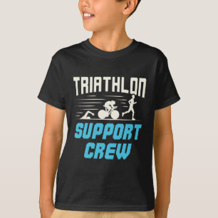 T-shirt Équipe de soutien au triathlon