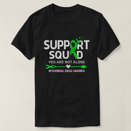 T-shirt Équipe de soutien aux guerriers Chargé de la malad (Design devant)