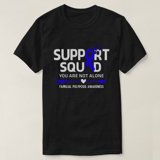 T-shirt Équipe de soutien aux guerriers Sensibilisation au (Design devant)