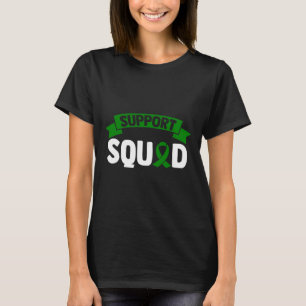 T-shirt Équipe de soutien aux maladies - Ruban de sensibil