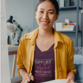 T-shirt Équipe de soutien - Conception de sensibilisation 