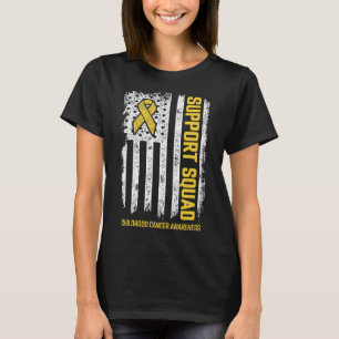 T-shirt Équipe de soutien contre le cancer de l'enfant Can
