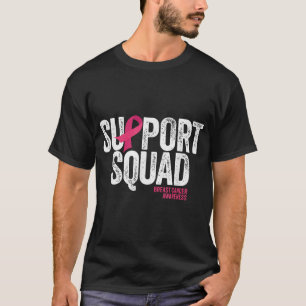 T-shirt Équipe de soutien contre le cancer du sein Cancer