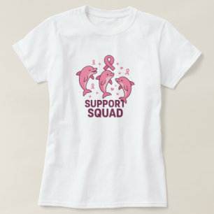 T-shirt Équipe de soutien - Dauphins de sensibilisation au