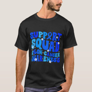 T-shirt Équipe de soutien et de sensibilisation au cancer