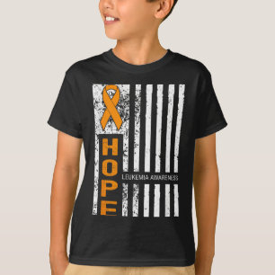 T-shirt Équipe de soutien Hope Sensibilisation à la leucém