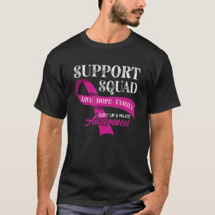 T-shirt Équipe de soutien I Orofacial Birth Defect Cleft L