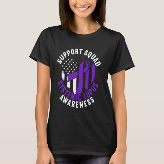 T-shirt Équipe De Soutien I Sle Systémique Lupus Erythemat (Devant)