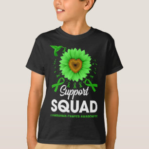 T-shirt Équipe de soutien Lymphome Cancer Sensibilisation