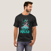 T-shirt Équipe de soutien Messy Bun Progressive Supranuclé (Devant entier)