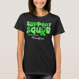 T-shirt Équipe de soutien personnalisée pour le lymphome