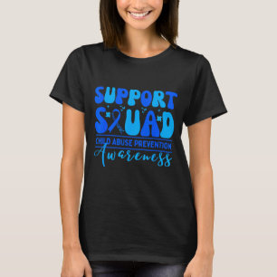T-shirt Équipe de soutien Sensibilisation à la prévention