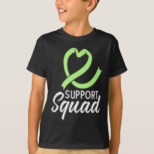 T-shirt Équipe de soutien Sensibilisation à la santé menta