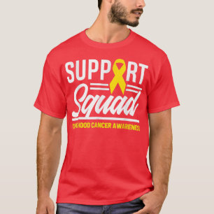 T-shirt Équipe de soutien Sensibilisation au cancer chez l