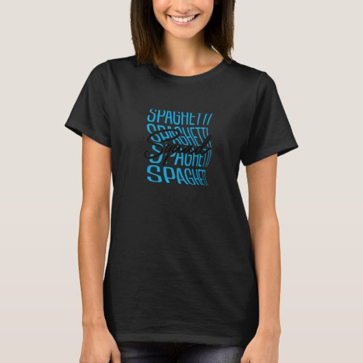 T-shirt Équipe de spaghetti Citation ironique Pâtes (Devant)