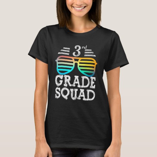 T-shirt Équipe de squad de troisième degré (Devant)