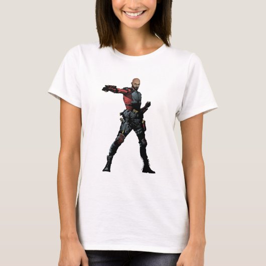T-shirt Équipe de suicide | Deadshot Comic Book Art (Devant)