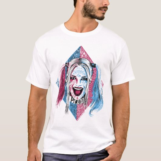 T-shirt Équipe de suicide | Harley Laugh (Devant)