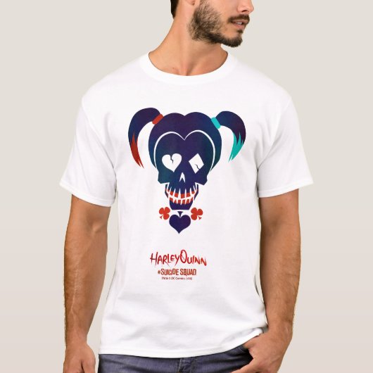 T-shirt Équipe de suicide | Harley Quinn Head Icon (Devant)