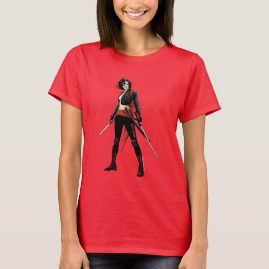 T-shirt Équipe de suicide | Katana Comic Book Art (Devant)