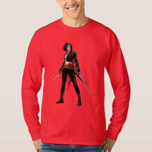 T-shirt Équipe de suicide | Katana Comic Book Art (Devant)