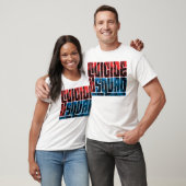 T-shirt Équipe de suicide | Logo rouge et bleu (Unisexe)