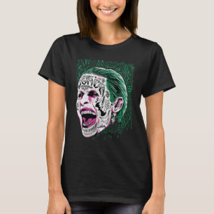 T-shirt Équipe de suicide   Rire Joker Head Sketch