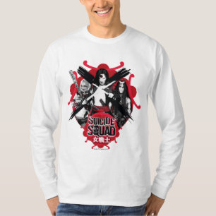 T-shirt Équipe de suicide   Squad Girls "Female Warrior"