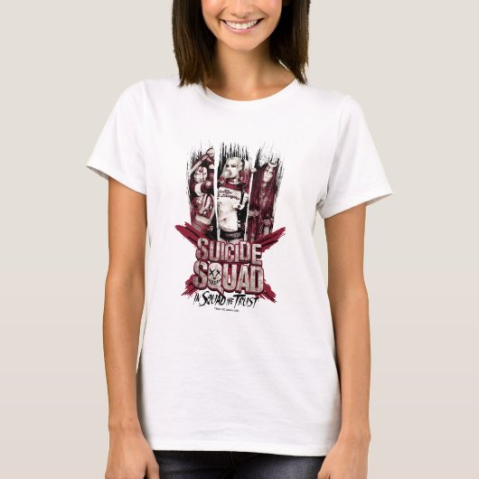 T-shirt Équipe de suicide | Squad Girls "In Squad We Trust (Devant)