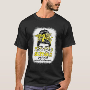 T-shirt Équipe de support super Messy Bun Endometriose Awa
