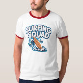 T-shirt Équipe de surf (Devant)