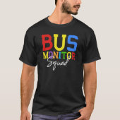 T-shirt Équipe de surveillance de bus (Devant)