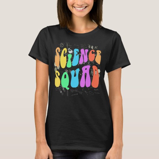 T-shirt Équipe de technologie STEM de l'équipe de technolo (Devant)
