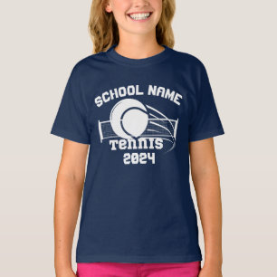 T-shirt Équipe de tennis des écoles sur mesure