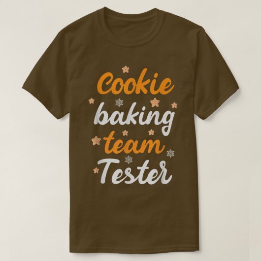 T-shirt Équipe de testeurs de biscuits de Noël Chris (Design devant)