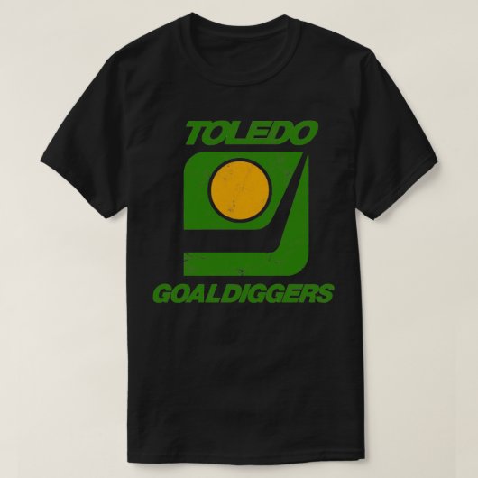 T-shirt Équipe de Toledo Goaldiggers les années 7080 (Design devant)