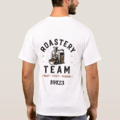 T-shirt ☕ Équipe de torréfaction Café Torréfacteur Staff L (Dos)
