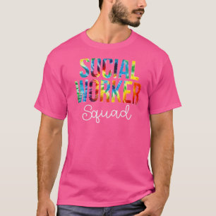 T-shirt Équipe de travailleurs sociaux Jour de l'appréciat