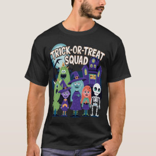 T-shirt Équipe de Trick or Treat - Amusement d'Halloween p