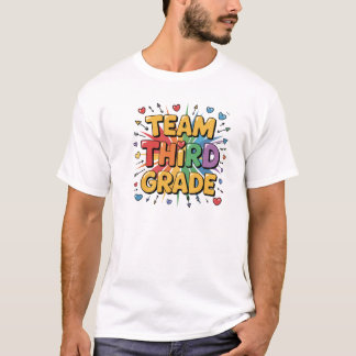 T-shirt Équipe de troisième année