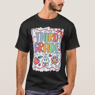 T-shirt Équipe de troisième année de retour à l'école 3e a