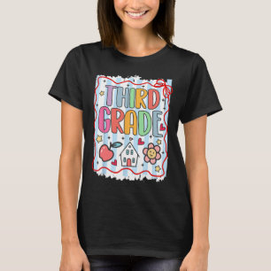 T-shirt Équipe de troisième année de retour à l'école 3e a
