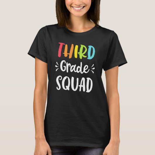 T-shirt Équipe de troisième année drôle 3e professeur élèv (Devant)