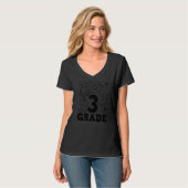 T-shirt Équipe de typographie de 3e année Enseignant de 3e (Devant entier)
